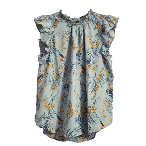 Tempted Women's Floral Ruffled Blouse M
